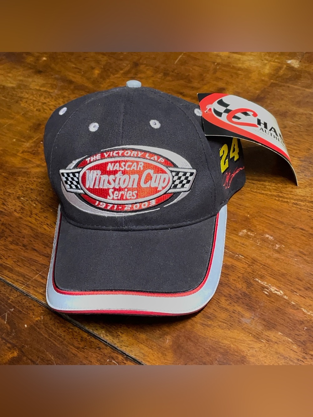 Vintage Jeff Gordon #24 Nascar Hat Cap Winston Cup Strap Back Mens NOS